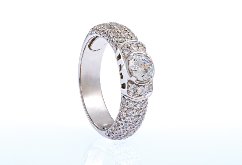 Anneau diamants